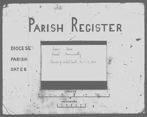 Parish Record Database .